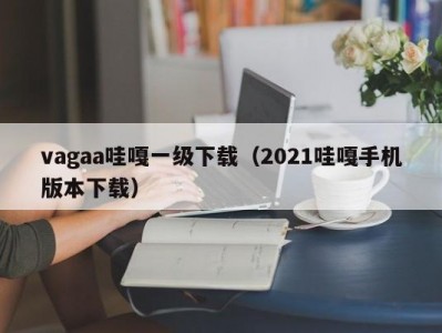vagaa哇嘎一级下载（2021哇嘎手机版本下载）