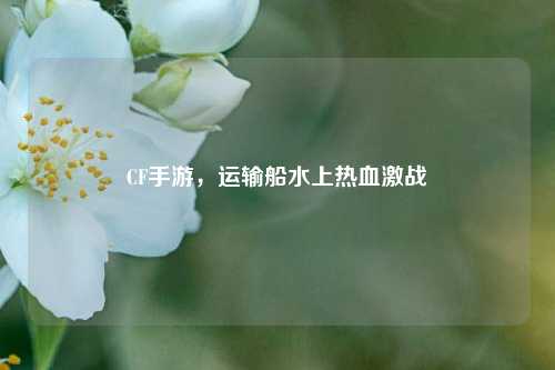 CF手游，运输船水上热血激战